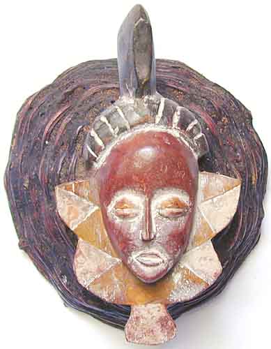 runde Gesichtsmaske, , 