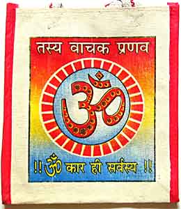 indische Einkaufstasche OM