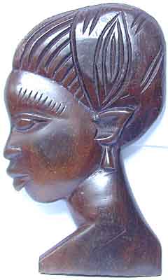 afrikanische Skulpturen Mann und Frau