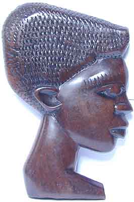afrikanische Skulpturen Mann und Frau