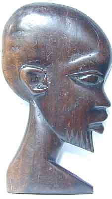 afrikanische Skulpturen Mann und Frau