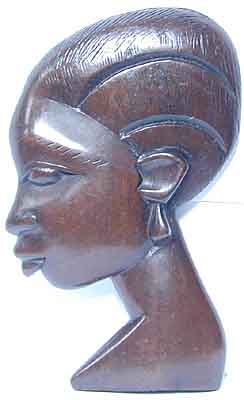 afrikanische Skulpturen Mann und Frau