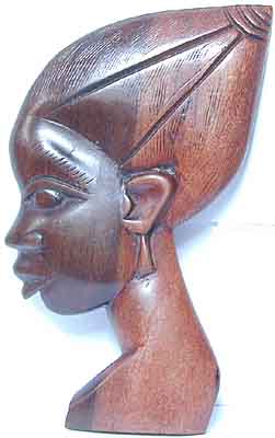 afrikanische Skulpturen Mann und Frau