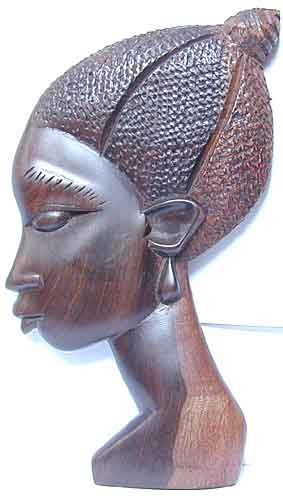 afrikanische Skulpturen Mann und Frau