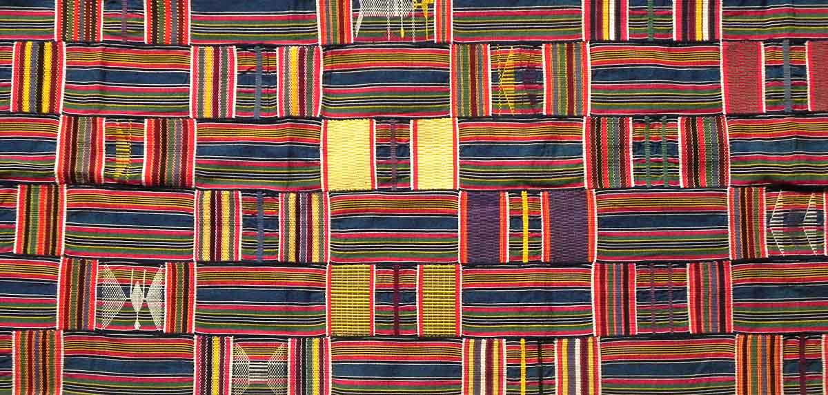 traditioneller Kente  aus Ghana