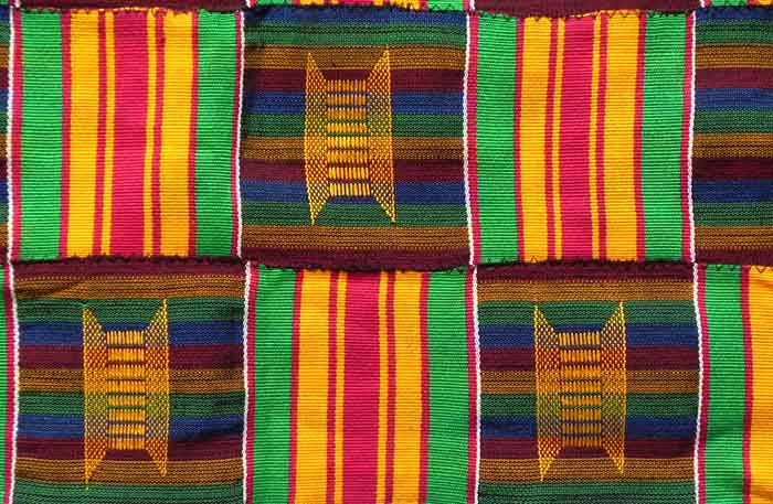 traditioneller Kente  aus Ghana