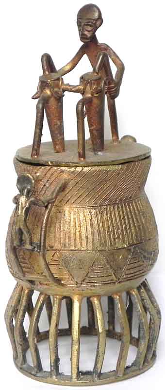 ornamentales Messing/Bronzegef 