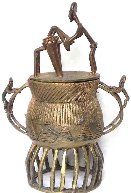 ornamentales Messing/Bronzegef 