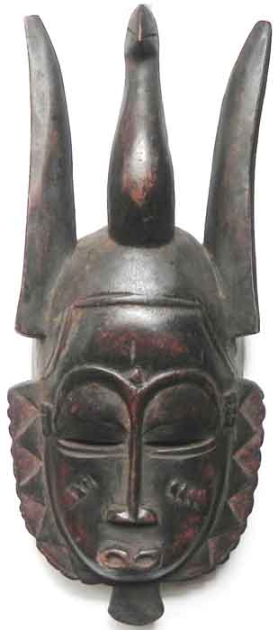 ltere Baule Tanzmaske