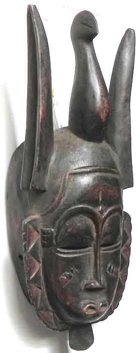 ltere Baule Tanzmaske