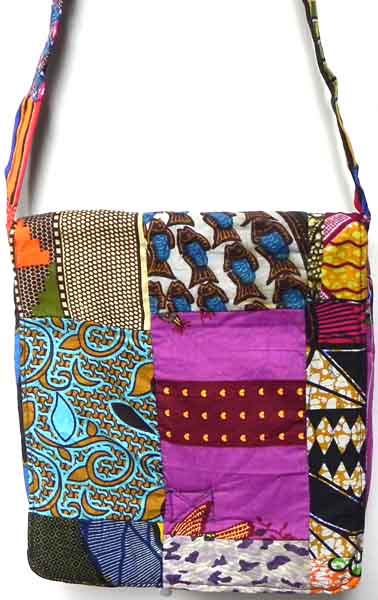 Schultertasche aus Ghana 