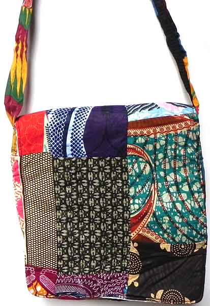 Schultertasche aus Ghana 