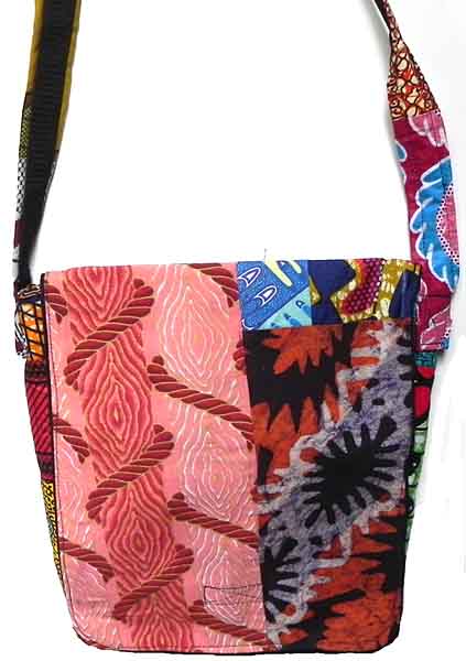 Schultertasche aus Ghana 