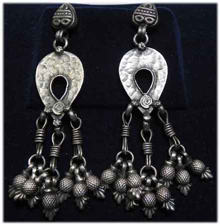 Silber Ohrringe Rajasthan