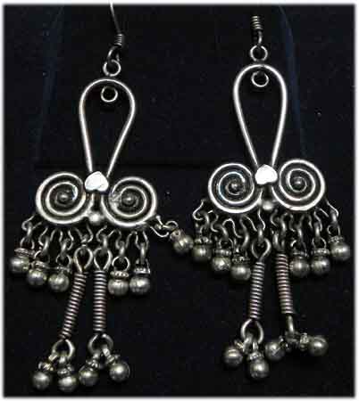 Silber Ohrringe Rajasthan