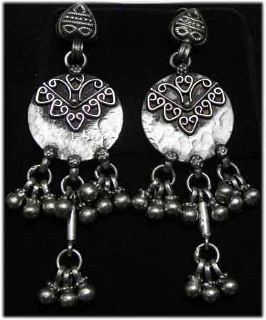 Silber Ohrringe Rajasthan