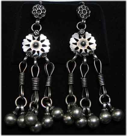 Silber Ohrringe Rajasthan