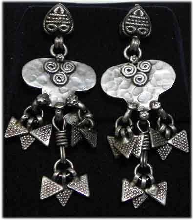 Silber Ohrringe Rajasthan