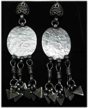 Silber Ohrringe Rajasthan