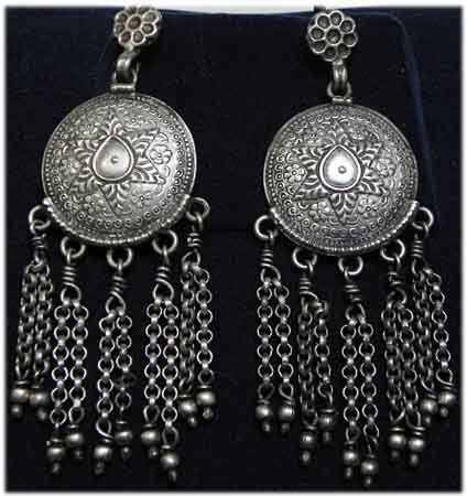 Silber Ohrringe Rajasthan
