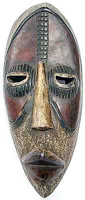afrikanische und asiatische Holzmasken